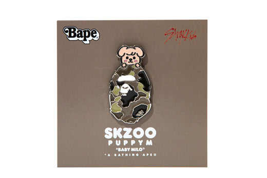 【 BAPE X STRAY KIDS 】PUPPYM METAL PIN