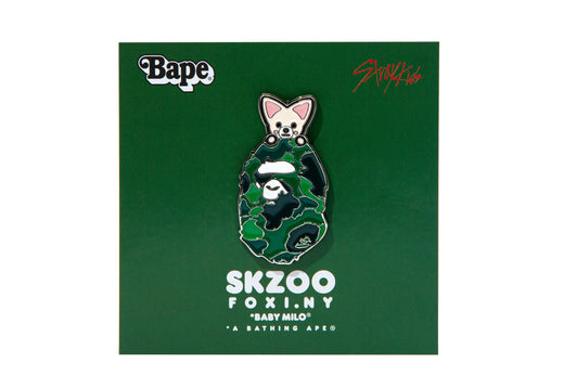 【 BAPE X STRAY KIDS 】FOXI.NY METAL PIN