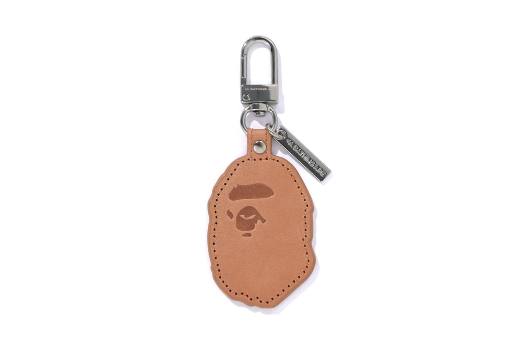 期間限定30％OFF! レザー BAPE☆新品・未使用 キーホルダー