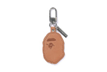 APE HEAD LEATHER KEYCHAIN