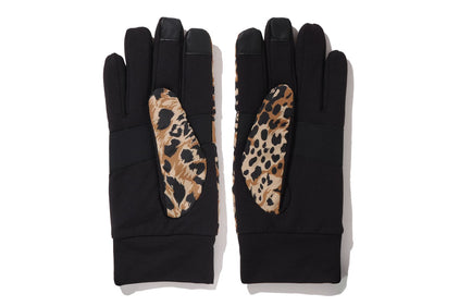 WILD LEOPARD PATTERN GLOVES