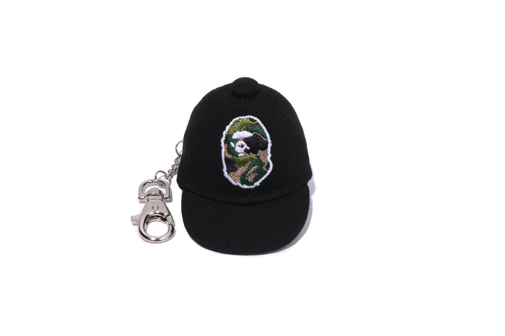 ABC CAMO APE HEAD NEW ERA CAP KEY CHAIN | bape.com