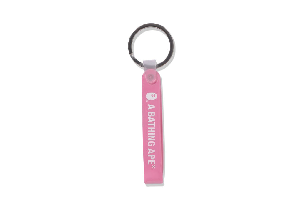 BAPE RUBBER LOOP KEYCHAIN | bape.com