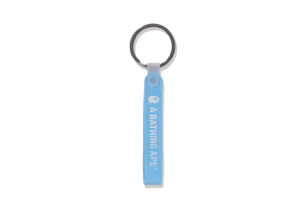 BAPE RUBBER LOOP KEYCHAIN | bape.com