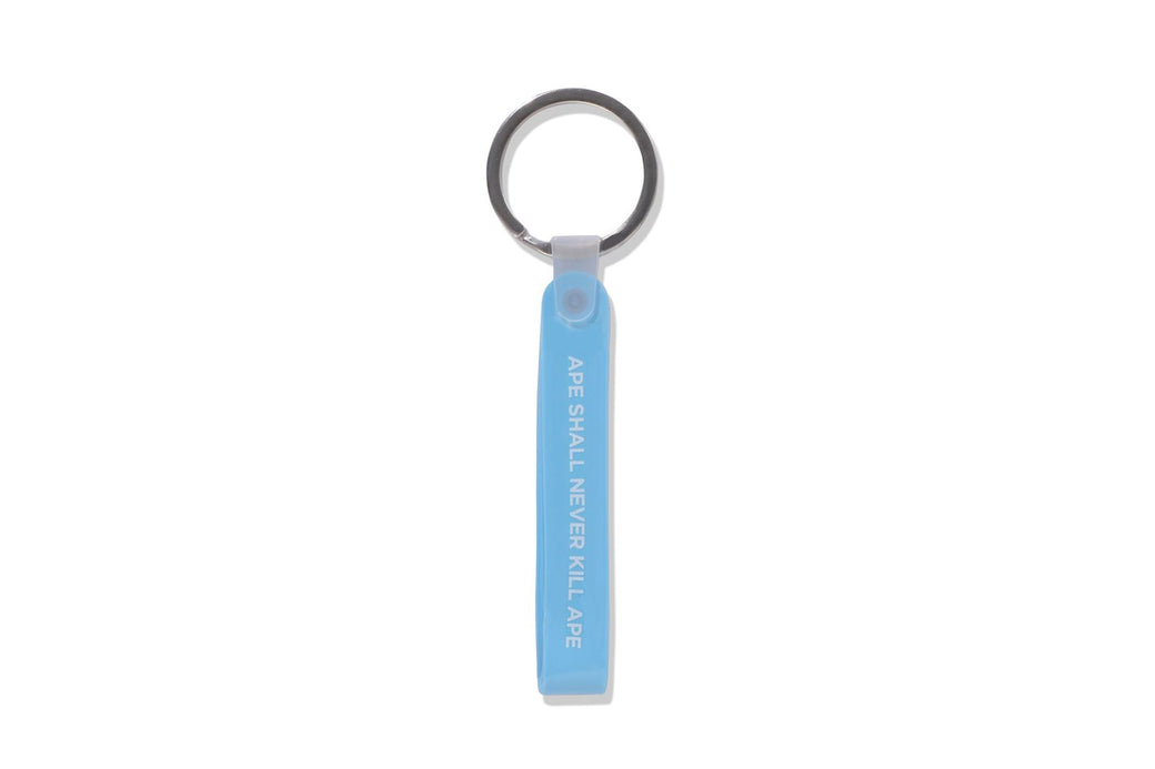 BAPE RUBBER LOOP KEYCHAIN | bape.com