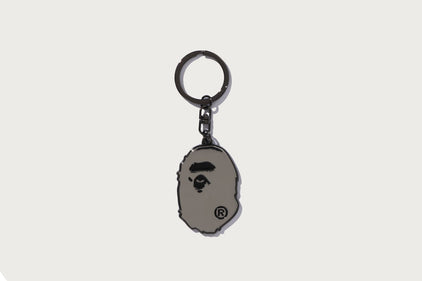 APE HEAD METAL KEYCHAIN