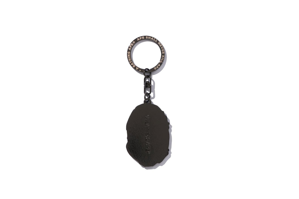 APE HEAD METAL KEYCHAIN | bape.com