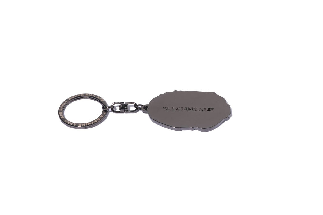 APE HEAD METAL KEYCHAIN | bape.com
