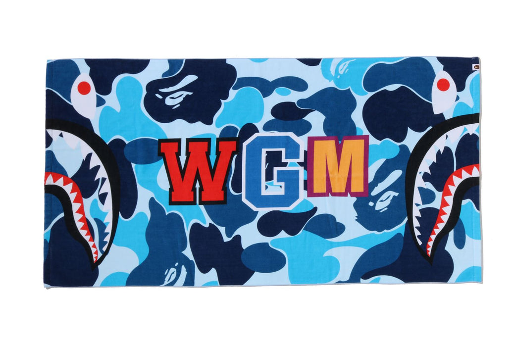 ABC CAMO SHARK BEACH TOWEL | bape.com