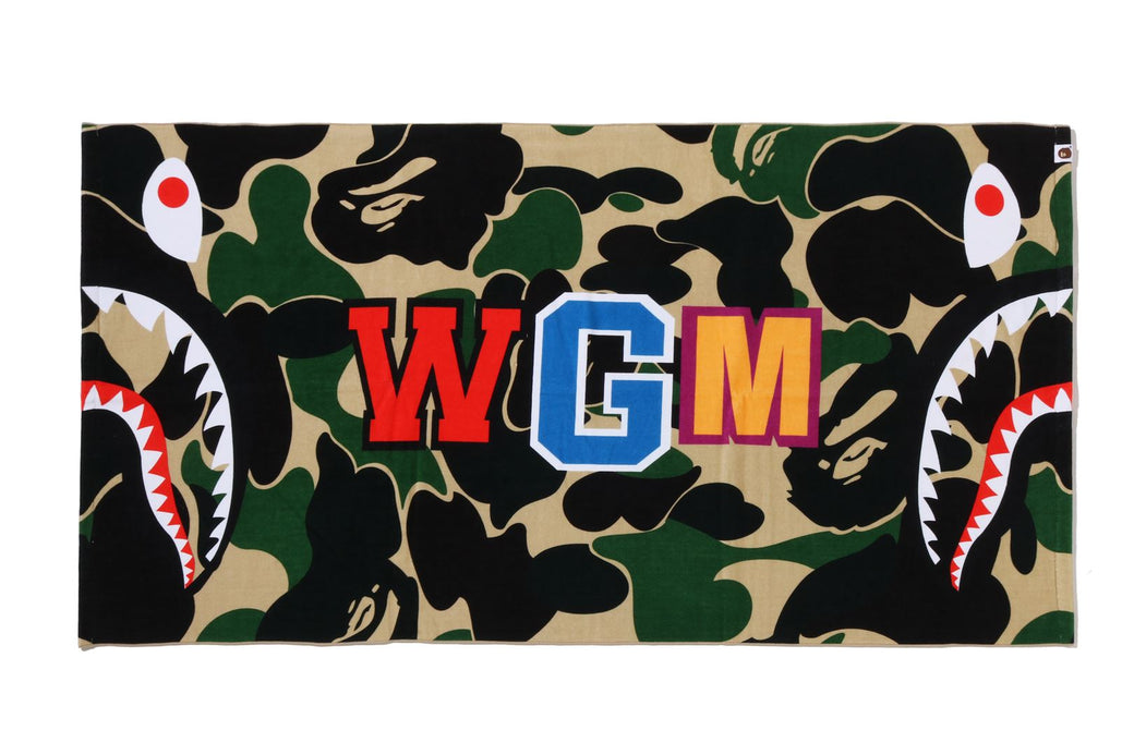 ABC CAMO SHARK BEACH TOWEL | bape.com