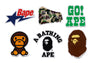 BAPE STICKER SET