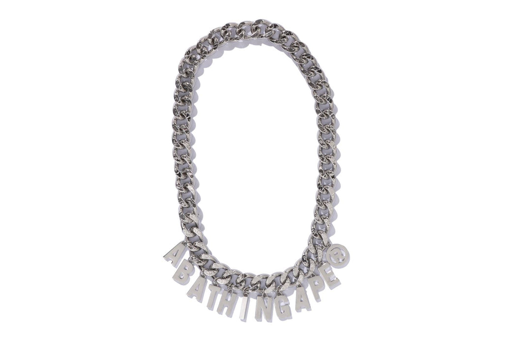 LINE CAMO DEBOSSED A BATHING APE CHAIN NECKLACE | bape.com A BATHING APE LINE CAMO DEBOSSED REGULAR