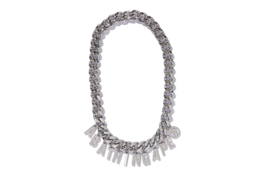 LINE CAMO DEBOSSED A BATHING APE CHAIN NECKLACE