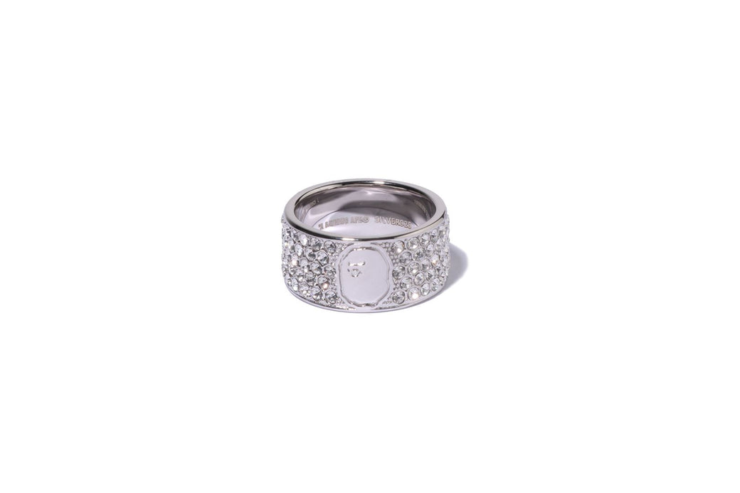 APE HEAD LOGO RING | bape.com
