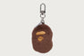 APE HEAD FAUX FUR KEYCHAIN