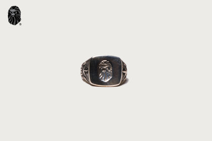 BAPE BLACK ITEM #1 MAD FACE SIGNET RING