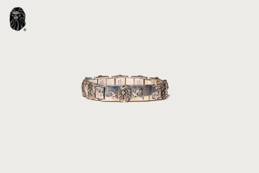 BAPE BLACK ITEM #8 MAD FACE RELIEF BRACELET