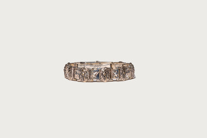 BAPE BLACK ITEM #8 MAD FACE RELIEF BRACELET