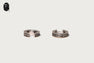 BAPE BLACK ITEM #10 MAD FACE EAR RING WITH STONE