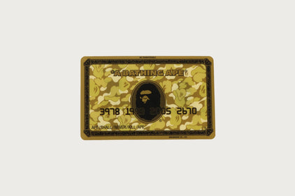 BAPE CARD STICKER SET BAPEC