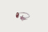 APE HEAD AND STA CRYSTAL STONE RING