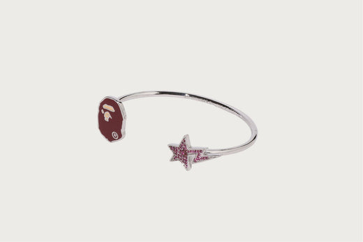 APE HEAD AND STA CRYSTAL STONE BRACELET