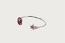 APE HEAD AND STA CRYSTAL STONE BRACELET