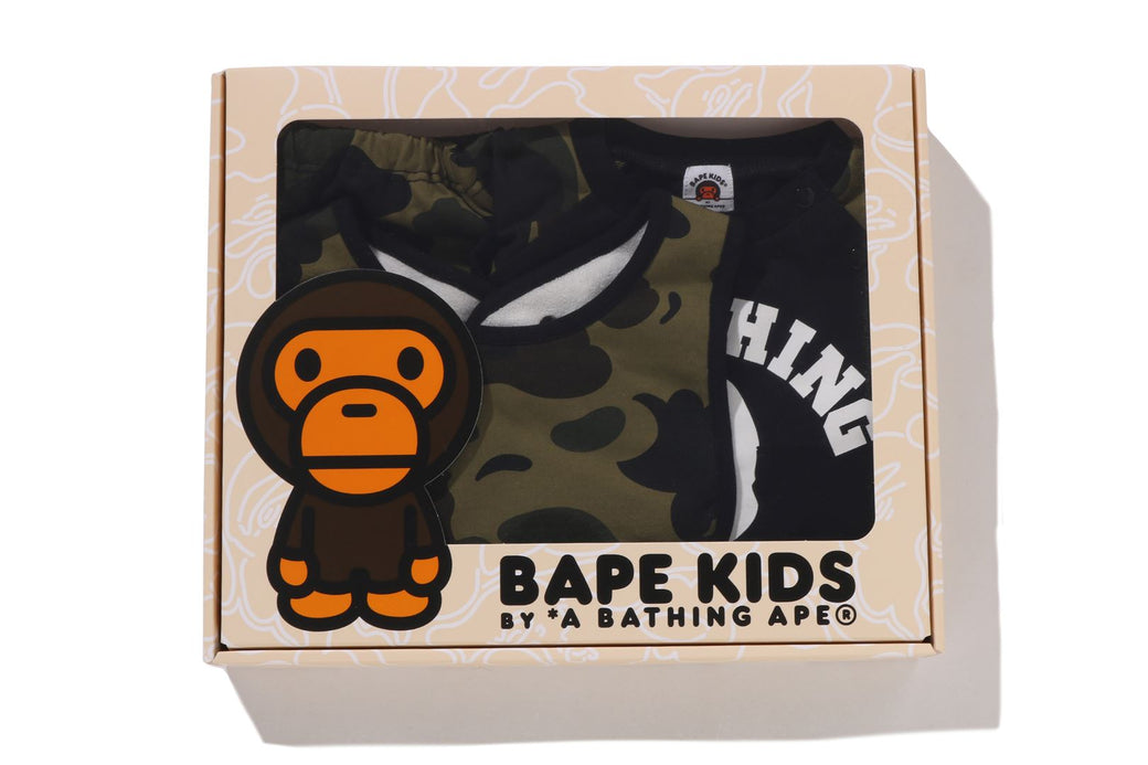 1ST CAMO COLLEGE BABY GIFT SET | bape.com