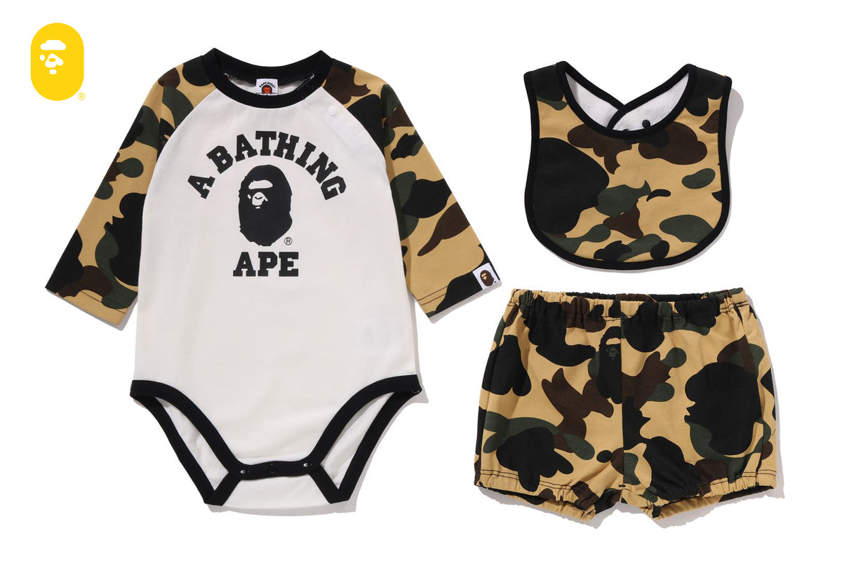 1ST CAMO COLLEGE BABY GIFT SET | bape.com
