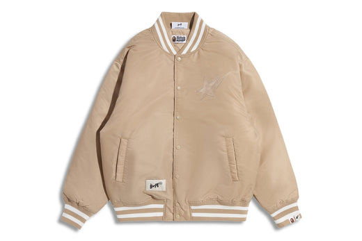 【 BAPE X HIGHSNOBIETY 】NYLON VARSITY JACKET