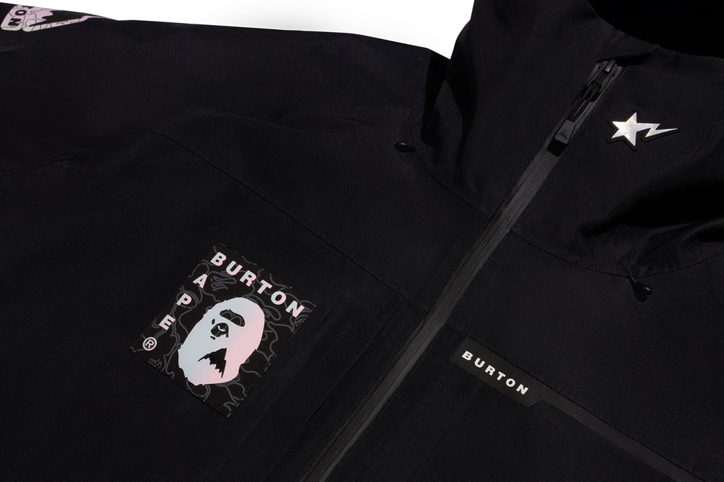 burton bape snowboard BAPE X BURTON 】GORE-TEX PILLOWLINE JACKET