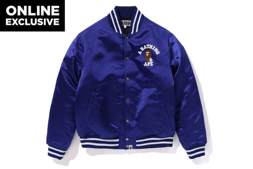 Bape majestic satin varsity jacket hotsell