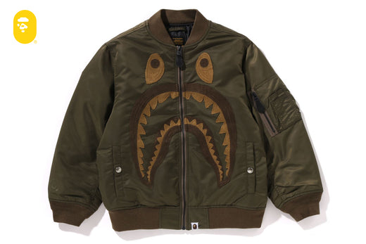 送料無料 日本 SHARK MA-1 bape.com | ジャケット・アウター