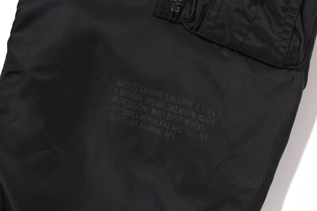 A Bathing Ape Bape Varsity Jacket in Black – Oneness Boutique