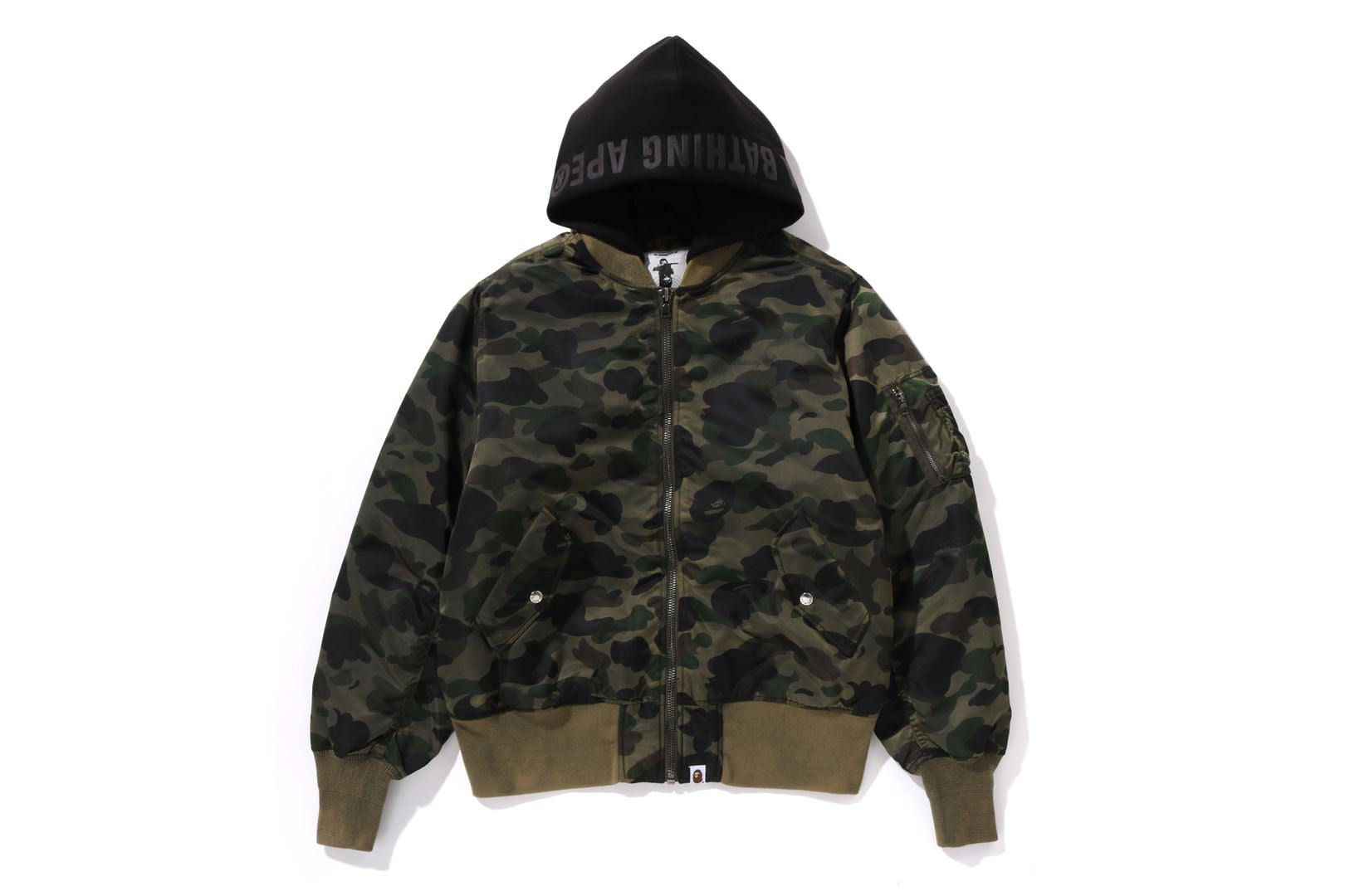 【希少】BAPE City Camo glow in the MA-1ジャケット Glow in the dark BAPE MA-1 Bomber Jacket city camo Black A