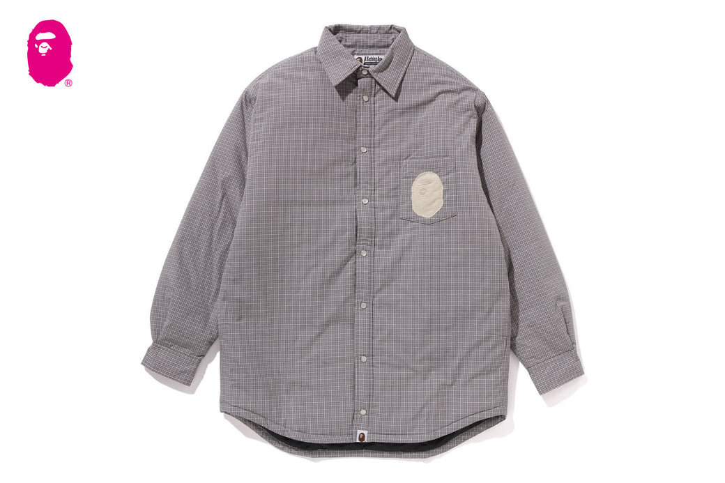 CHECK PADDED SHIRT JACKET | bape.com