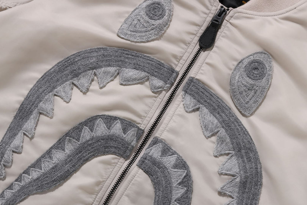 SHARK NYLON TWILL MA-1 | bape.com