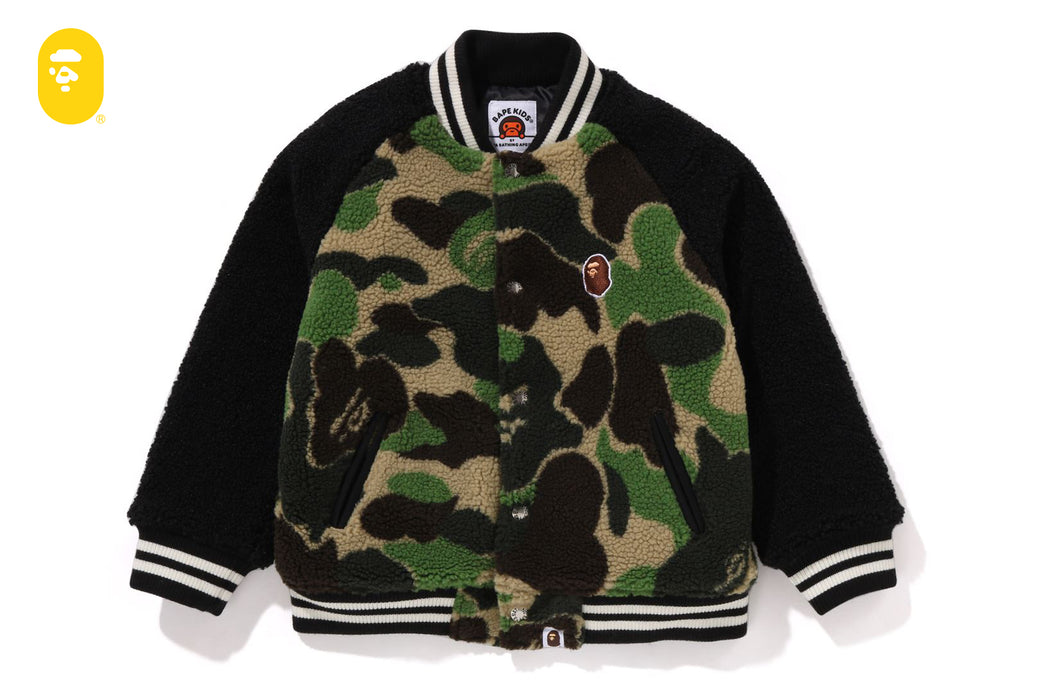 ABC CAMO BOA VARSITY JACKET | bape.com