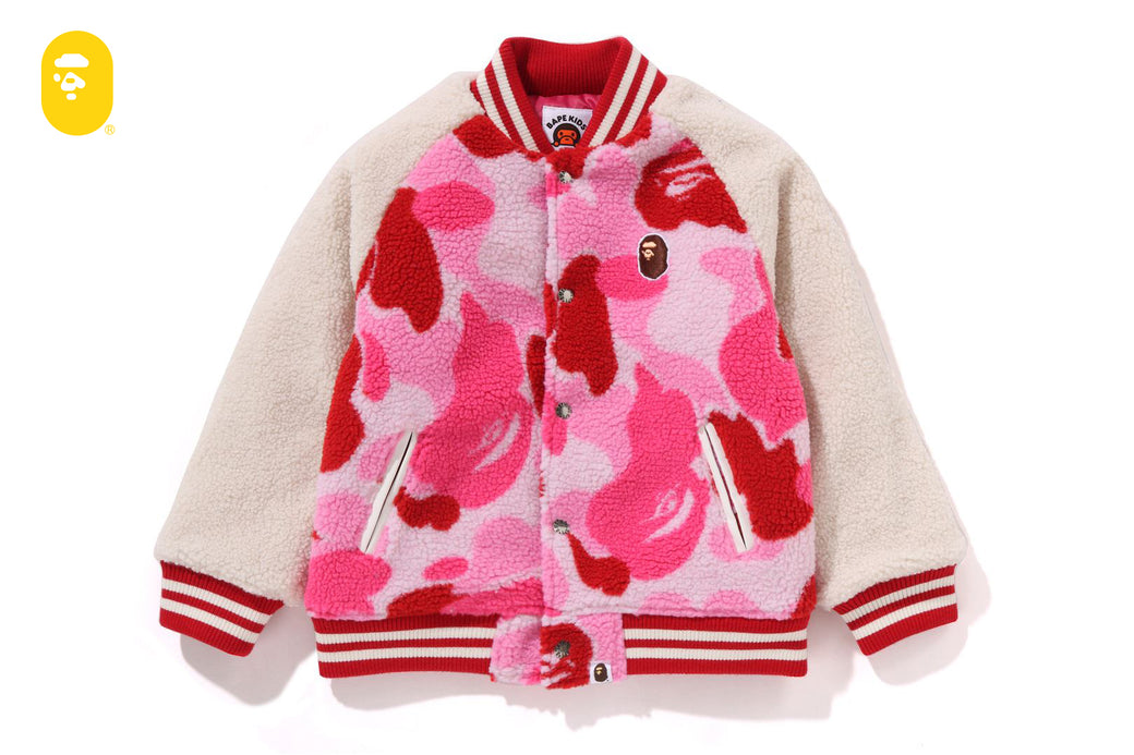 ABC CAMO BOA VARSITY JACKET | bape.com