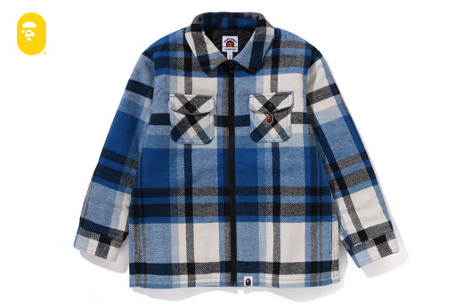 BAPE CHECK JACKET | bape.com