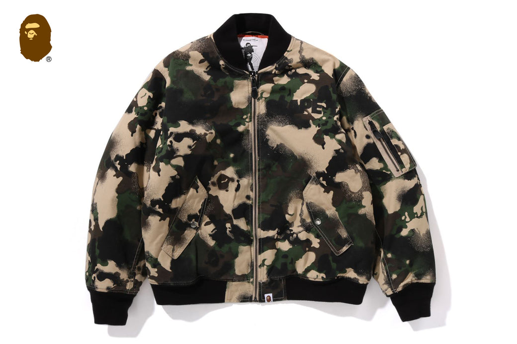 MAP CAMO BOMBER JACKET | bape.com