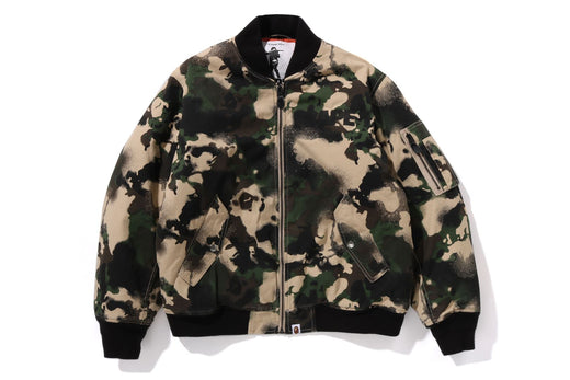 MAP CAMO BOMBER JACKET | bape.com MAP CAMO BOMBER JACKET | bape.com