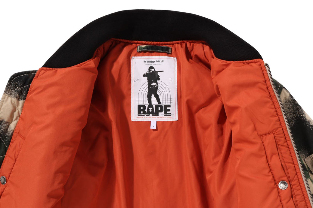 MAP CAMO BOMBER JACKET | bape.com