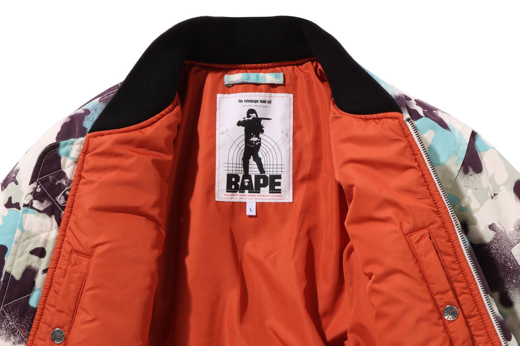 MAP CAMO BOMBER JACKET | bape.com