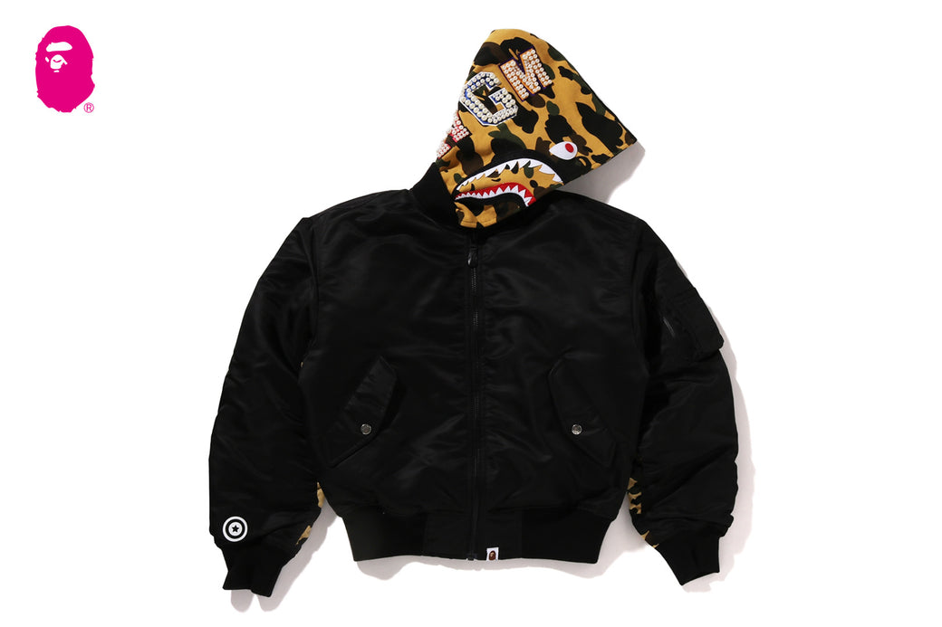 SHARK HOODIE MA-1 | bape.com