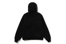 A RISING BAPE PATCHWORK HOODIE WORK JACKET