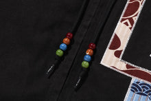 A RISING BAPE PATCHWORK HOODIE WORK JACKET