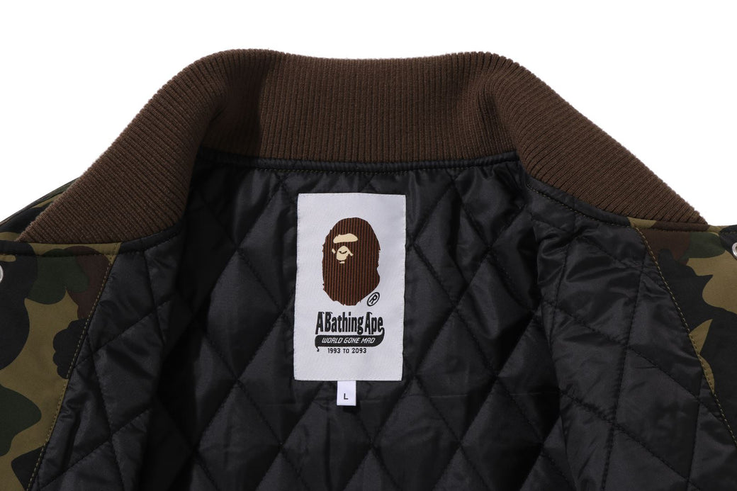 1ST CAMO VARSITY JACKET | bape.com