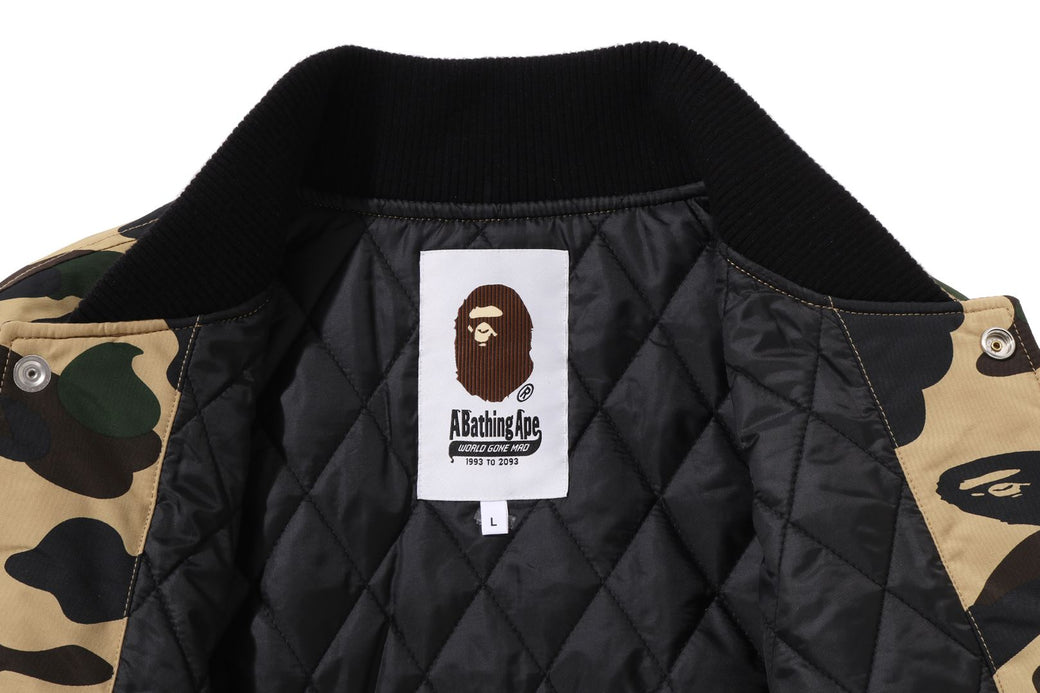 1ST CAMO VARSITY JACKET | bape.com