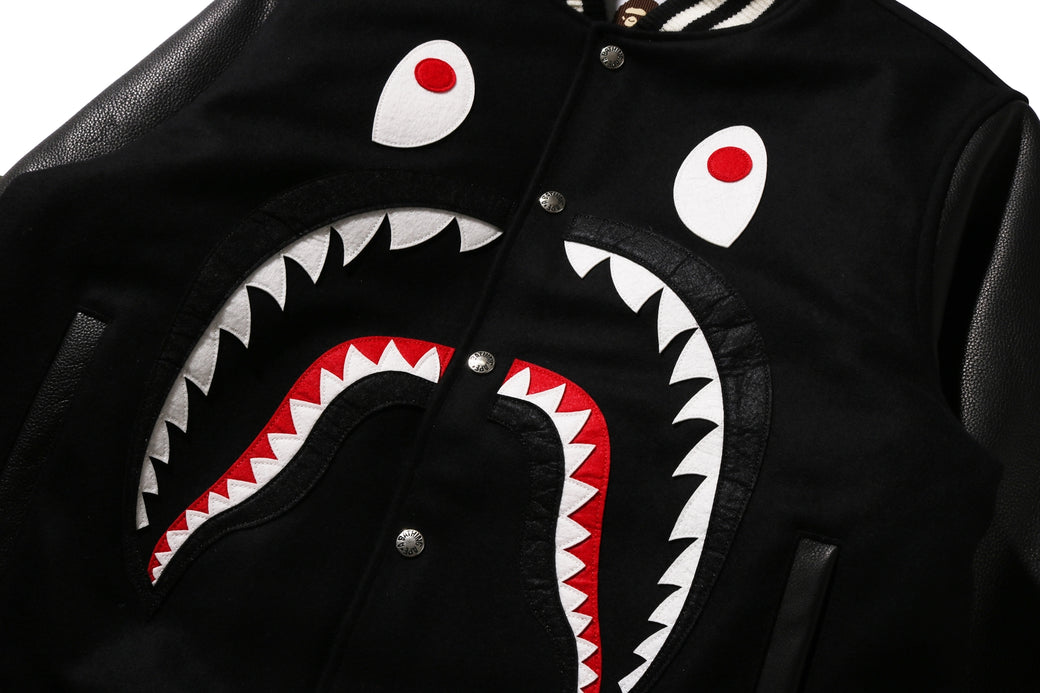 SHARK VARSITY JACKET | bape.com